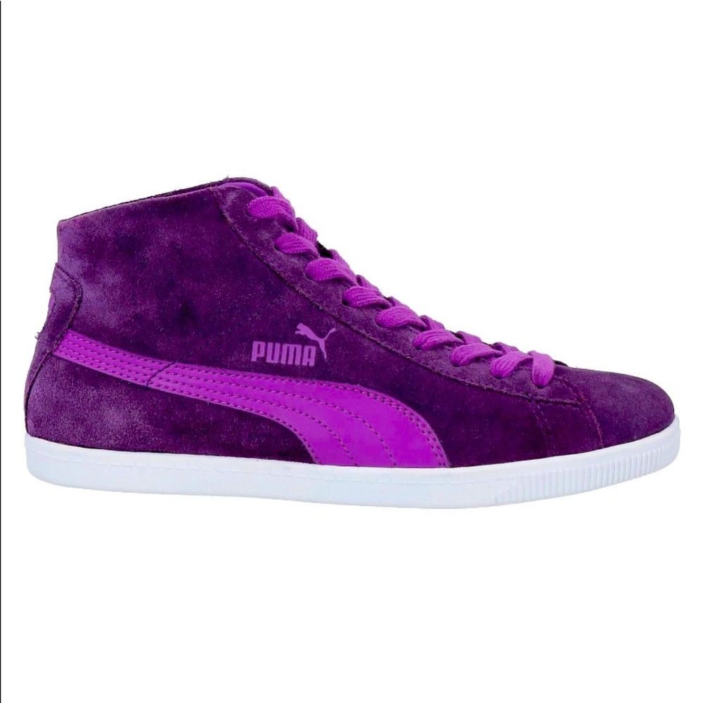 PUMA Hightop Purple Suede Sneakers Brand New in Box